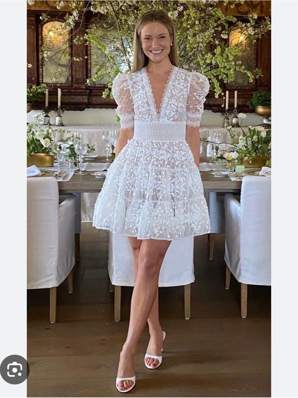 NWT Bronx and Banco Megan Blanc Mini Dress